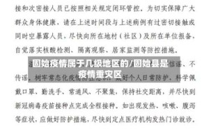 固始疫情属于几级地区的/固始县是疫情重灾区