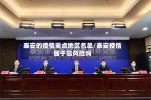 泰安的疫情重点地区名单/泰安疫情属于高风险吗