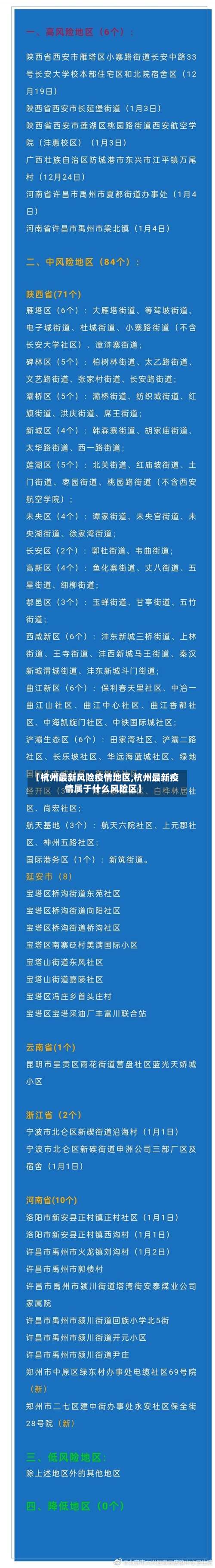 【杭州最新风险疫情地区,杭州最新疫情属于什么风险区】-第2张图片