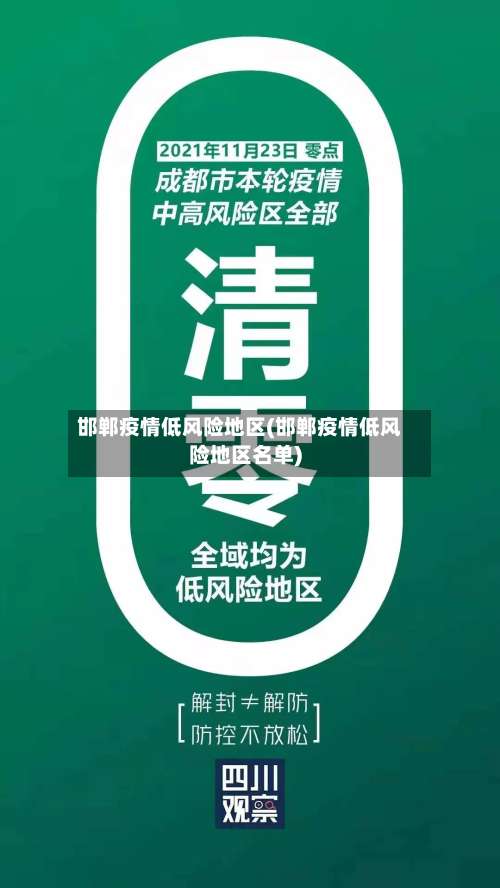 邯郸疫情低风险地区(邯郸疫情低风险地区名单)-第1张图片