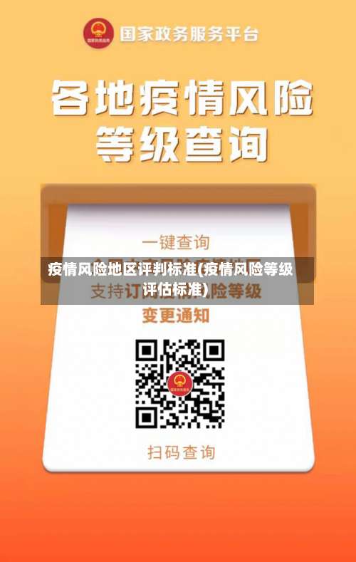 疫情风险地区评判标准(疫情风险等级评估标准)-第2张图片