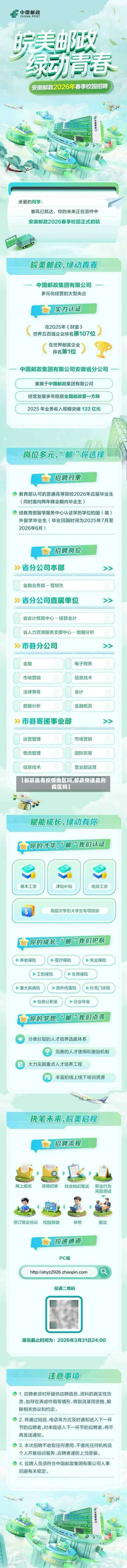 【邮政能寄疫情地区吗,邮政快递能到疫区吗】-第3张图片